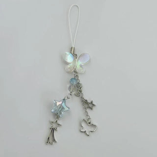 Gradient stars butterfly charm
