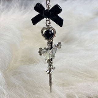 Cross & Bow charm