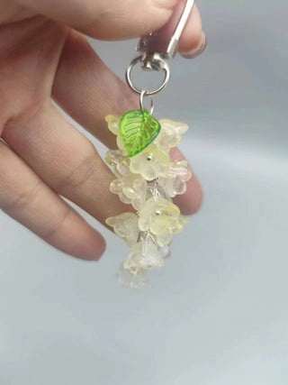 Multicolor flower charm