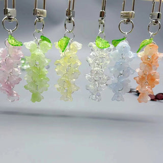 Multicolor flower charm