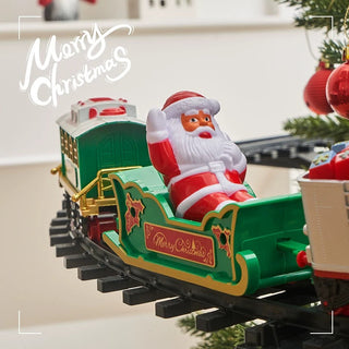 Electric Christmas Tree Train Set