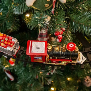 Electric Christmas Tree Train Set