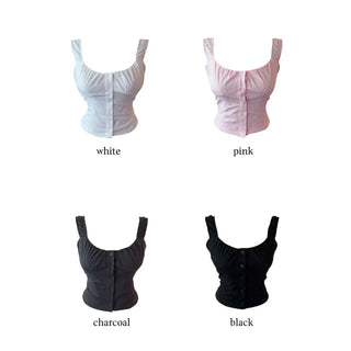 Muke bustier sleeveless blouse