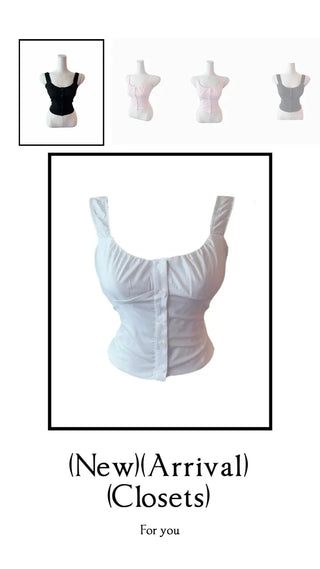 Muke bustier sleeveless blouse