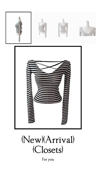 Nori Dangara Backless Strap Long Sleeve T