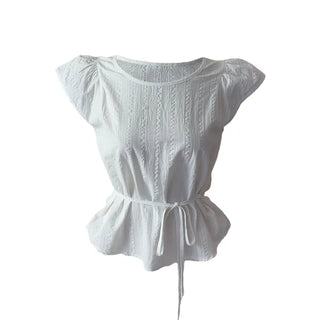 Alice Strap Short Sleeve Blouse