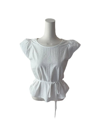 Alice Strap Short Sleeve Blouse