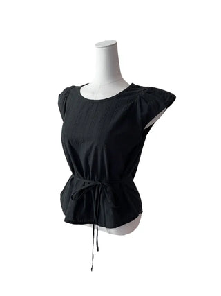 Alice Strap Short Sleeve Blouse