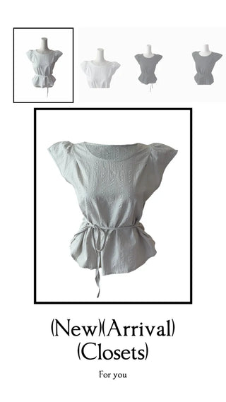 Alice Strap Short Sleeve Blouse