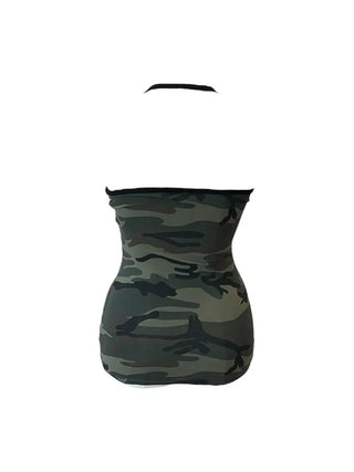 Camo halterneck sleeveless camo halterneck sleeveless