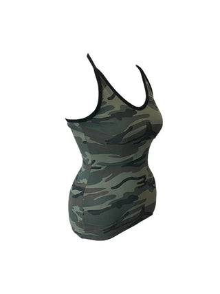 Camo halterneck sleeveless camo halterneck sleeveless