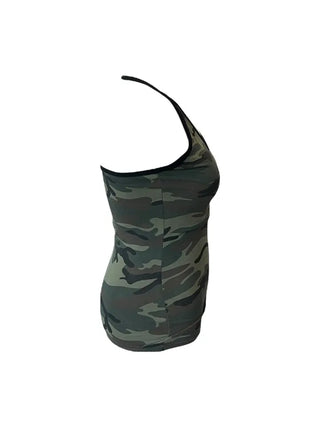 Camo halterneck sleeveless camo halterneck sleeveless