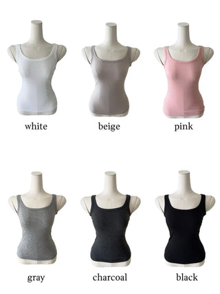Moi U-neck sleeveless Moi U-neck Nashi