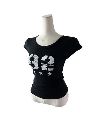 92 Star-printed Short Sleeve T