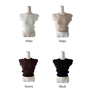 D'ar sleeveless knit D'ar Nasi knit