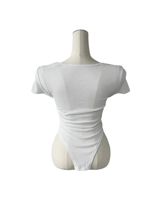 Phantom Semi-cropped Body Suit Short-Sleeved T