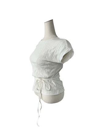 Tsuki Strap Ribboned Blouse