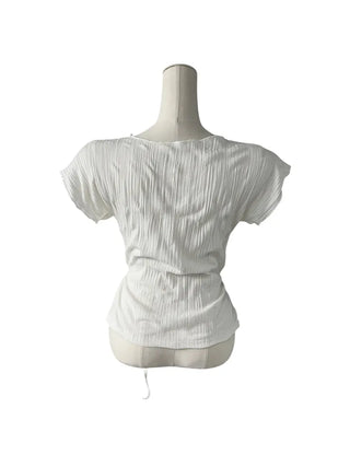 Tsuki Strap Ribboned Blouse