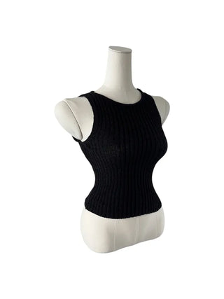 TAR summer top knit sleeveless