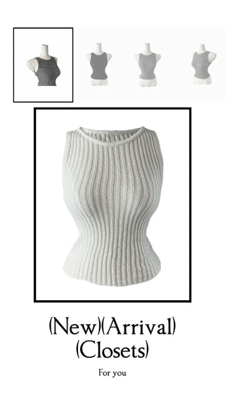 TAR summer top knit sleeveless