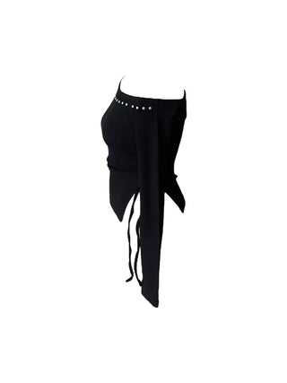 Anka stud off-shoulder T