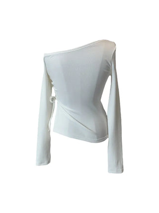Anka stud off-shoulder T