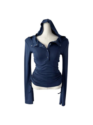 Kima Strap See-Through Long Sleeve T