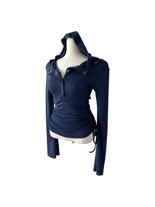 Kima Strap See-Through Long Sleeve T