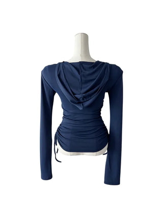 Kima Strap See-Through Long Sleeve T