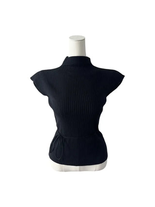 Sharyn string sleeveless knit