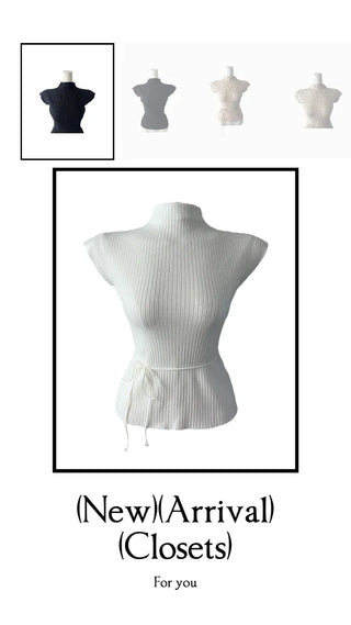 Sharyn string sleeveless knit