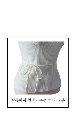 Sharyn string sleeveless knit