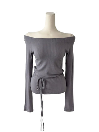 Henan Strap Two-Way Long Sleeve T