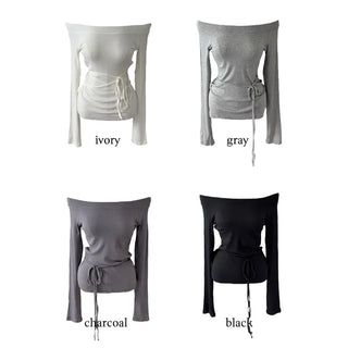 Henan Strap Two-Way Long Sleeve T