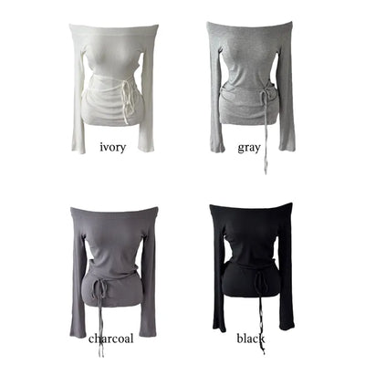 Henan Strap Two-Way Long Sleeve T