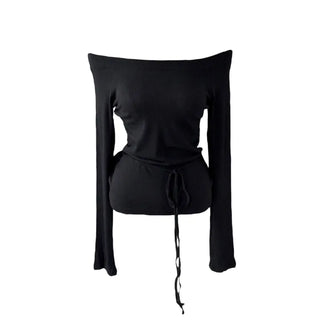 Henan Strap Two-Way Long Sleeve T