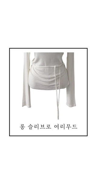 Henan Strap Two-Way Long Sleeve T