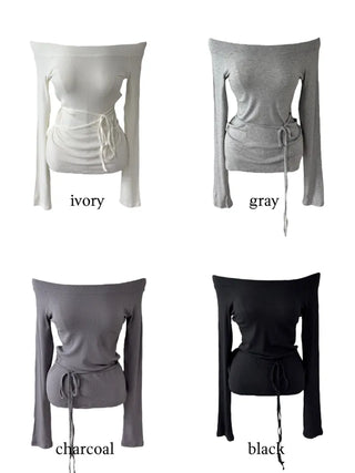 Henan Strap Two-Way Long Sleeve T