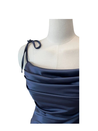 Glory satin drape sleeveless blouse