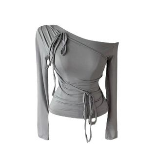Becky Strap Ribbon Shoulder T