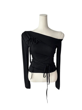 Becky Strap Ribbon Shoulder T