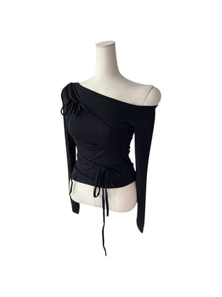 Becky Strap Ribbon Shoulder T