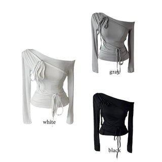 Becky Strap Ribbon Shoulder T