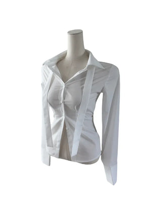 Cheto Tie Long-Sleeved Blouse