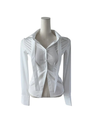 Cheto Tie Long-Sleeved Blouse