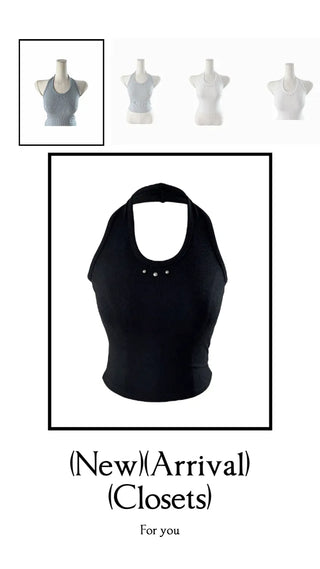 Sethi Stud Halterneck Sleeveless Sethi Stud Halterneck Nashi