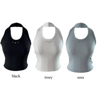 Sethi Stud Halterneck Sleeveless Sethi Stud Halterneck Nashi