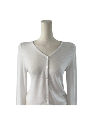 Cotton linen soft cardigan