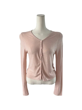Cotton linen soft cardigan