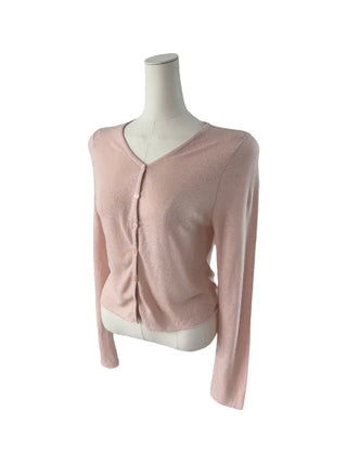 Cotton linen soft cardigan
